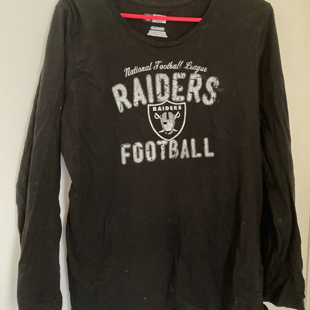 Las Vegas Raiders Women 2XL Long Sleeve Screened T-shirt